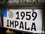 1959 IMPALA Germany chevrolet impala front license plate